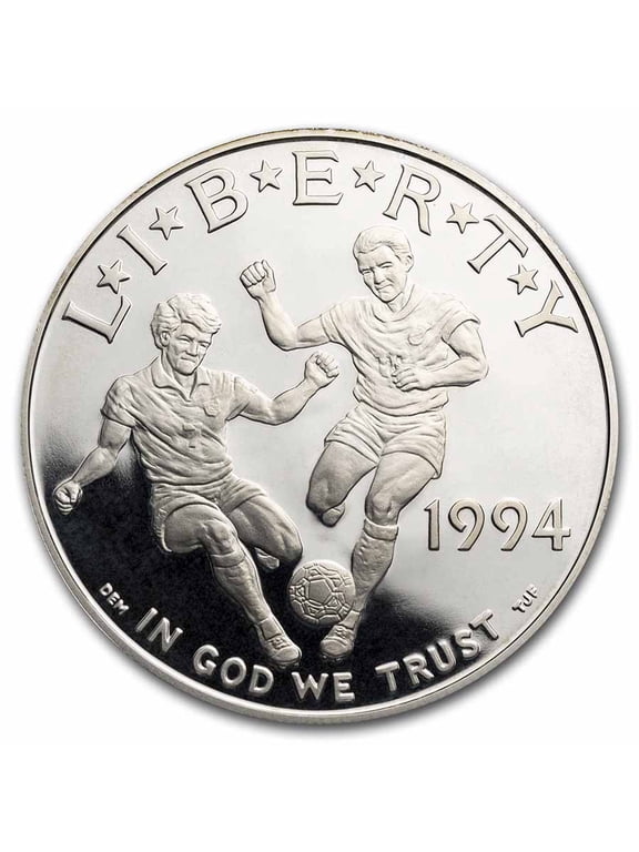 1994-S World Cup $1 Silver Commem Proof (Capsule only)