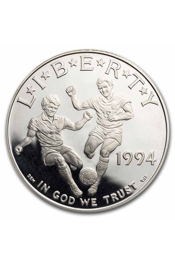 1994-S World Cup $1 Silver Commem Proof (Capsule only)