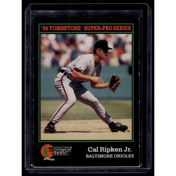 1994 Score Tombstone Pizza Super-Pro Series #26 Cal Ripken Jr. Baltimore Orioles Baseball Card Baltimore Orioles MLB BASEBALL Trading Card