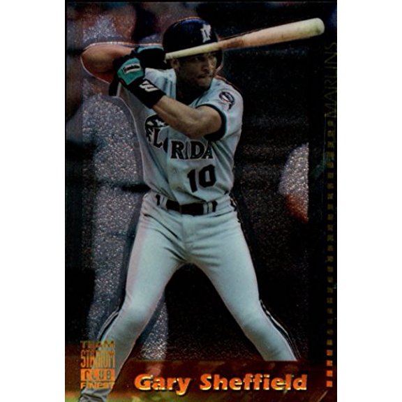 1994 Stadium Club Team Finest #10 Gary Sheffield MLB Baseball Trading Card