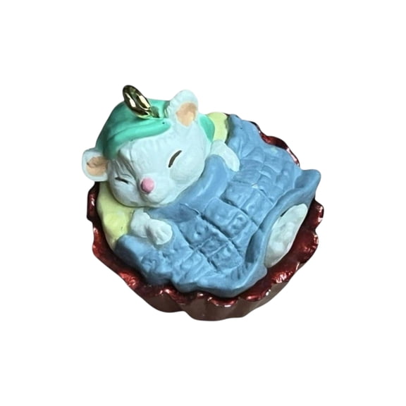 1994 Sweet Dreams (Mouse) Hallmark Keepsake Christmas Tree Ornaments QXM4096