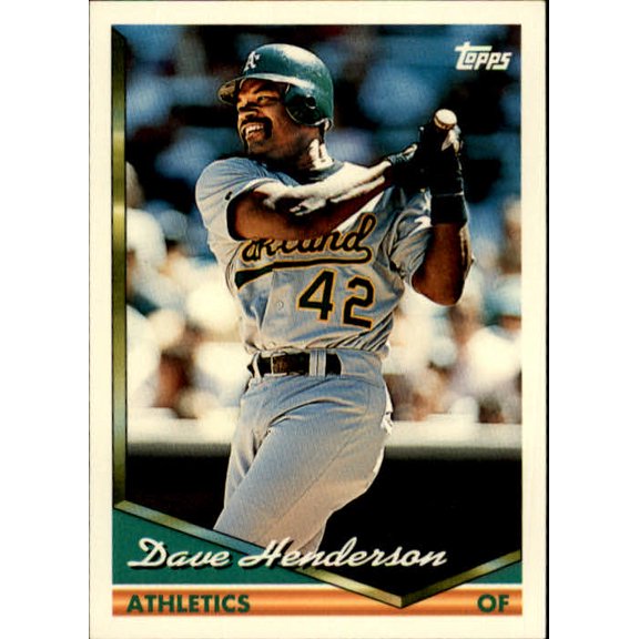 1994 Topps #708 Dave Henderson MLB Baseball Trading Card