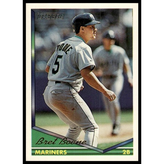 1994 Topps Gold Bret Boone #659 Seattle Mariners Baseball Card
