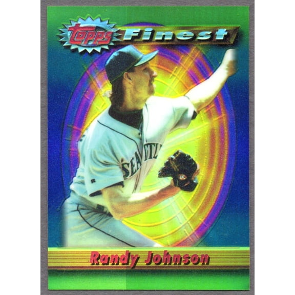 1994 Topps Finest Randy Johnson #213 Refractor Seattle Mariners MLB Baseball Trading Card