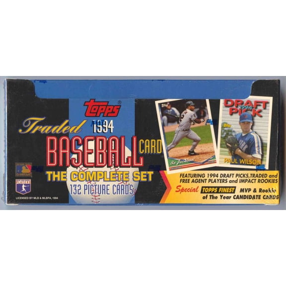 1994 Topps Traded Factory Sealed Baseball Card Set (Includes 132 Trading Cards)