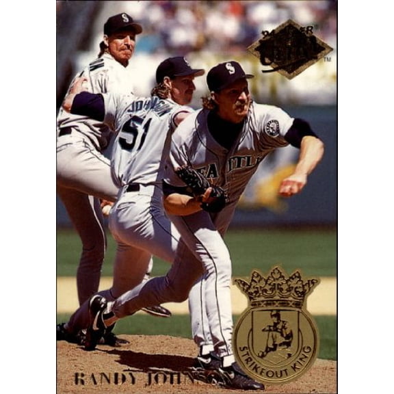 1994 Ultra Strikeout Kings #1 Randy Johnson MLB Baseball Trading Card