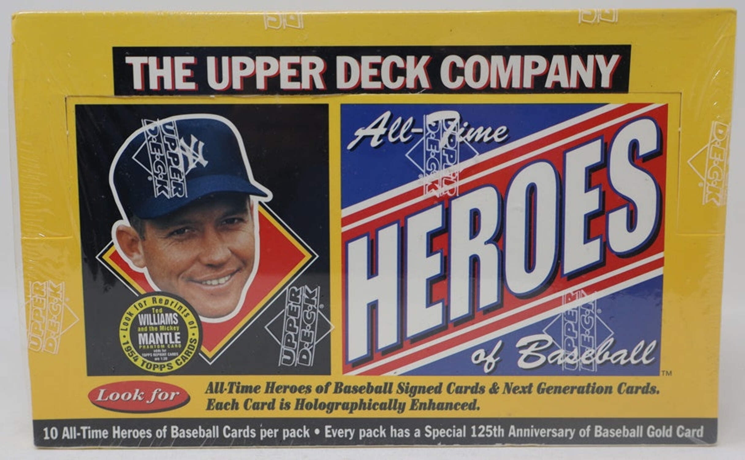 1994 Upper Deck All Time Heroes Of Baseball Box (Hobby) (36/10)
