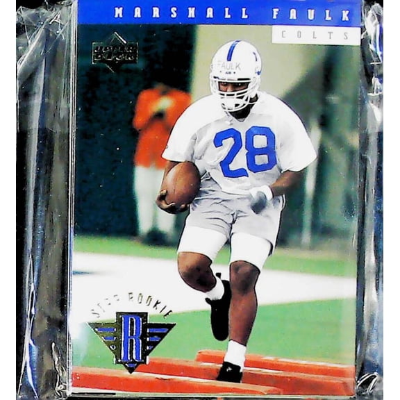 1994 Upper Deck Football Colts Team Set Marshall Faulk RC