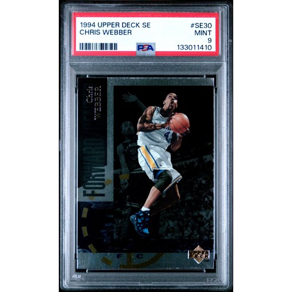 Graded 1994 Upper Deck SE Chris Webber #SE30 Basketball Card PSA 9 Golden State Warriors