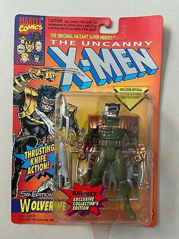 1994 Vintage Marvel X-Men Wolverine 5th Edition Action Figure KB Toys Exclusive MCU Universe