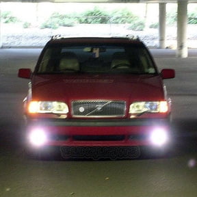 1995 1996 1997 Volvo 850 T5R T5-R T5 R Xenon Fog Lamps Driving Lights Foglamps Foglights Kit