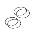 thumbnail image 1 of 1995 1996 1998 Yamaha VK540 II Piston Rings x2 +0.20" O/S by Race-Driven, 1 of 3