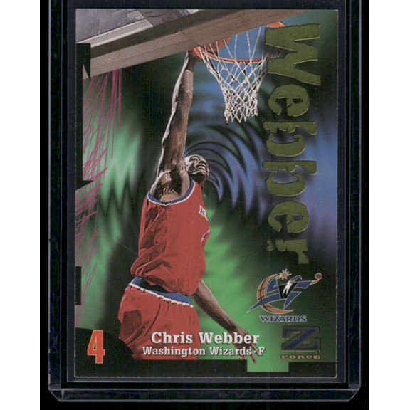 1995 1997-98 SkyBox Z-Force Chris Webber #58