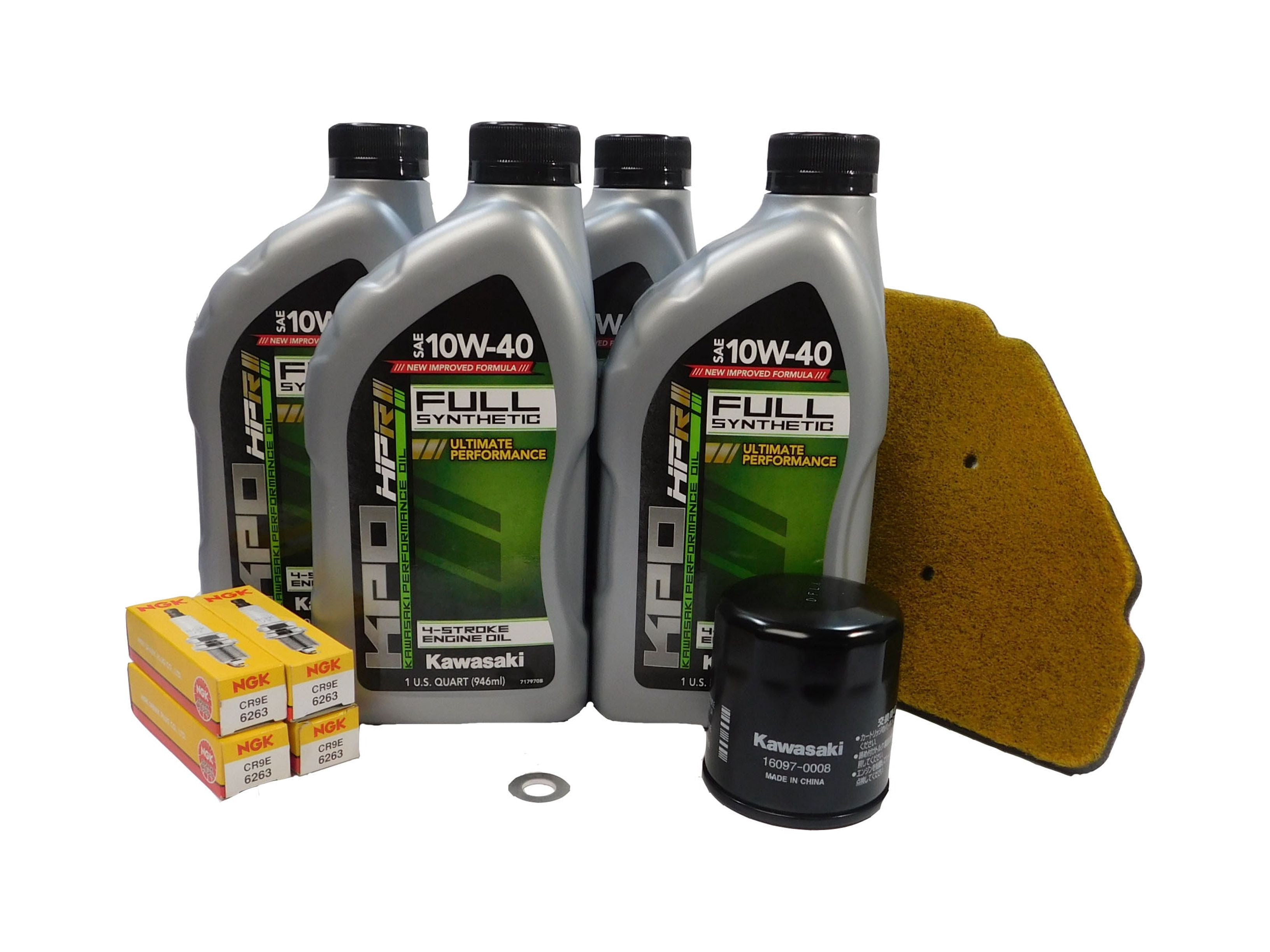 1995-1997 Kawasaki Ninja ZX-6R ZX600F OEM Full Synthetic Service Kit KAW137