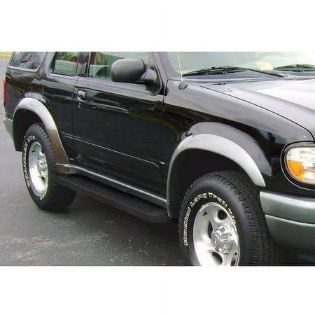 1995-2001 Ford Explorer 4 Door (Excl. 02 Body Style) (*Will Not Fit Models With Mud Flaps) Black Finish 6 Inch iRunning Board Door to Door Side Bar Side Step Running Board