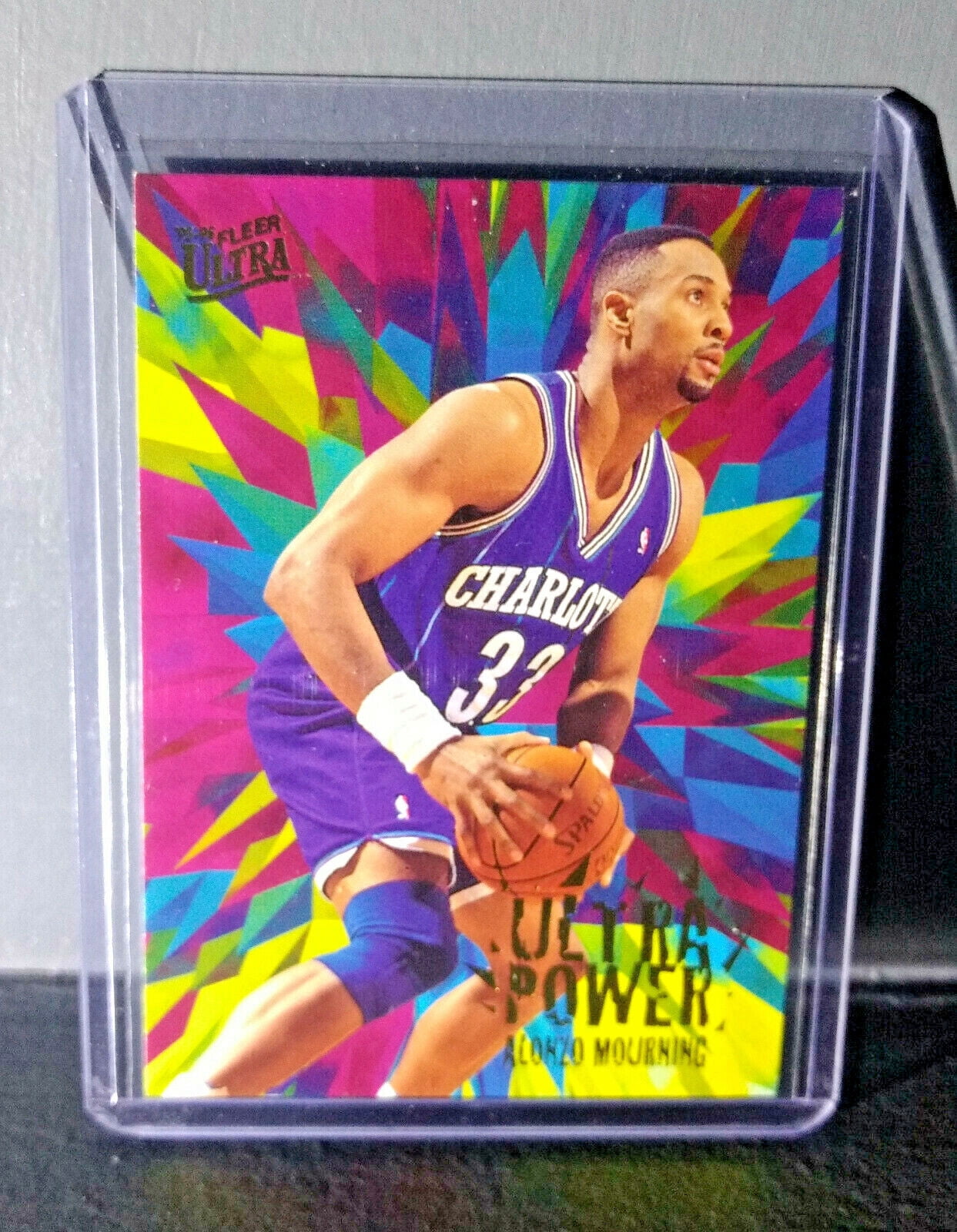 Alonzo Mourning Fleer Rookie Card