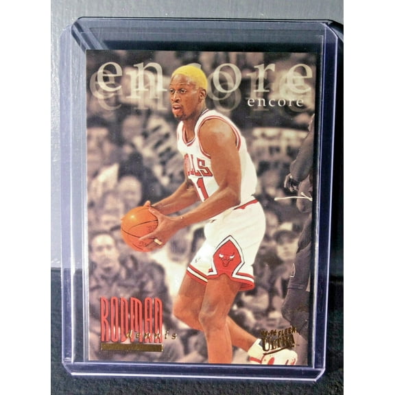 1995-96 Dennis Rodman Fleer Ultra #337 Encore Basketball Card Chicago Bulls