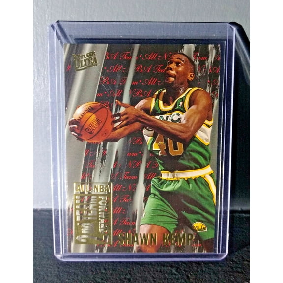 1995-96 Shawn Kemp Fleer Ultra All-NBA Team #7 Basketball Card