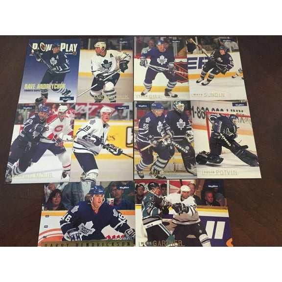 1995-96 Skybox Impact Toronto Maple Leafs Team Set 10 Cards