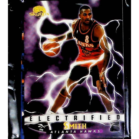 1995-96 Skybox Premium NBA Atlanta Hawks Team Set Includes Rookies (Hand Collated) of 9 Cards: 1 Stacey Augmon
2 Mo