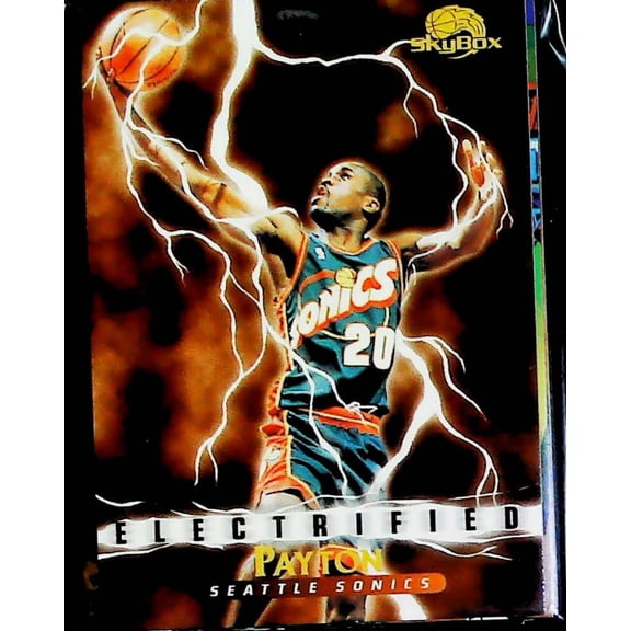 1995-96 Skybox Premium NBA Seattle Supersonics Team Set Includes Rookies (Hand Collated) of 7 Cards:112 Shawn Kemp