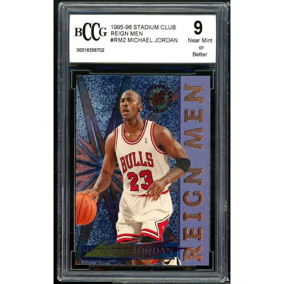 1995-96 Stadium Club Reign Men #RM2 Michael Jordan Card