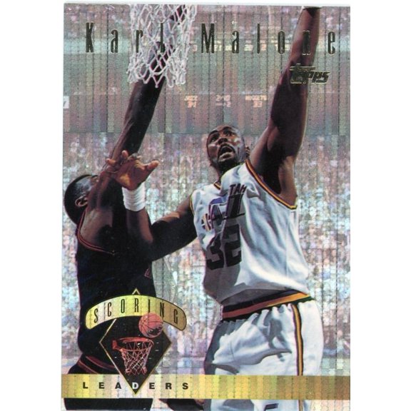 1995-96 TOPPS POWER BOOSTERS #9 KARL MALONE UTAH JAZZ
