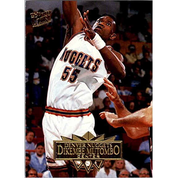 1995-96 Ultra #45 Dikembe Mutombo NBA Basketball Trading Card