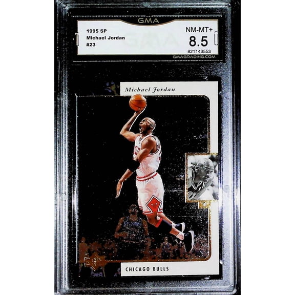 1995-96 Upper Deck SP Michael Jordan Chicago Bulls #23 GMA 8.5 NM-MT+ Trading Card