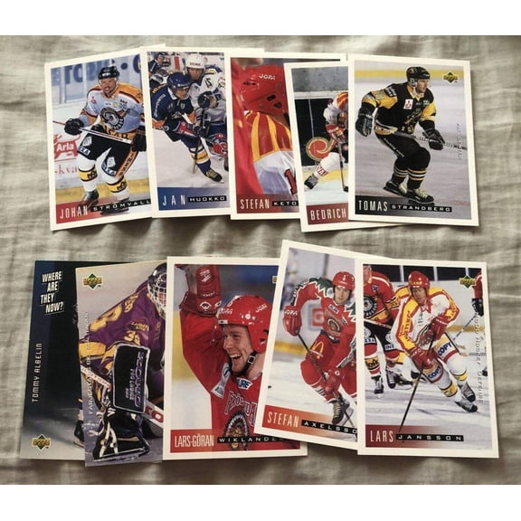 1995-96 Upper Deck Swedish Elite 10 cards