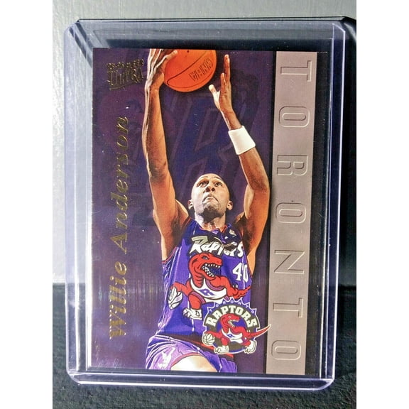 1995-96 Willie Anderson Fleer Ultra #247 Raptors Expansion Team Basketball Card