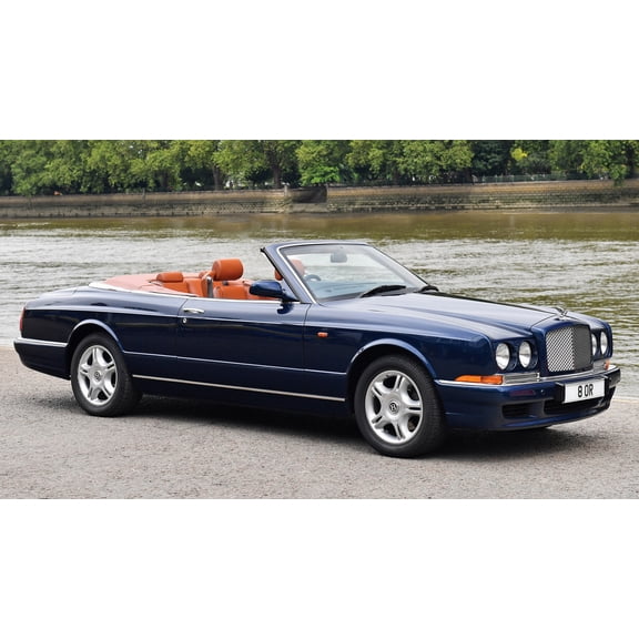 1995 Bentley Azure UK - 24x36 Inch Laminated Poster - Stunning Detail and Bold Colors