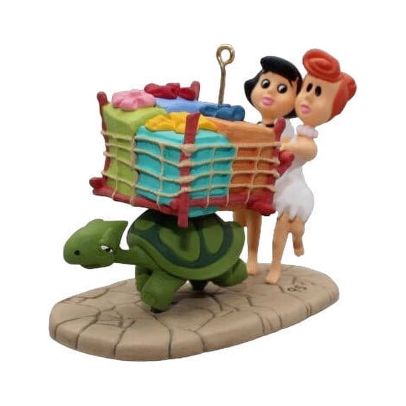 1995 Betty and Wilma (The Flintstones) Hallmark Keepsake Christmas Tree Ornament - QX5417