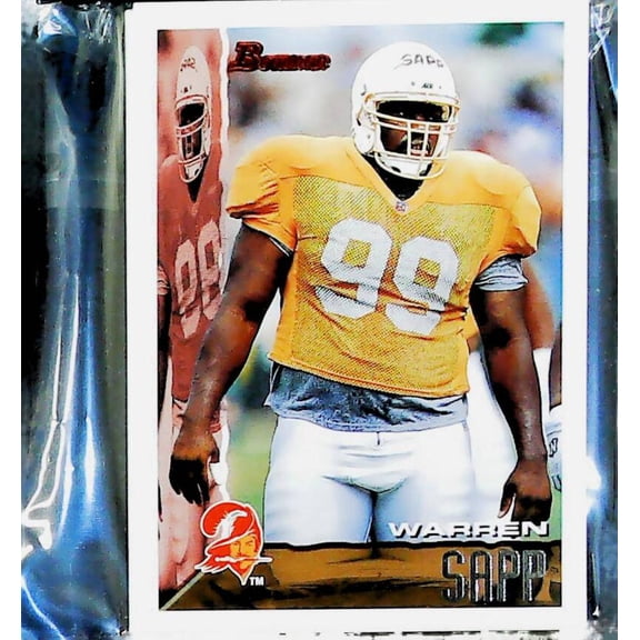 1995 Bowman Football Tampa Bay Buccaneers Team Set 8 Cards Warren Sapp RC