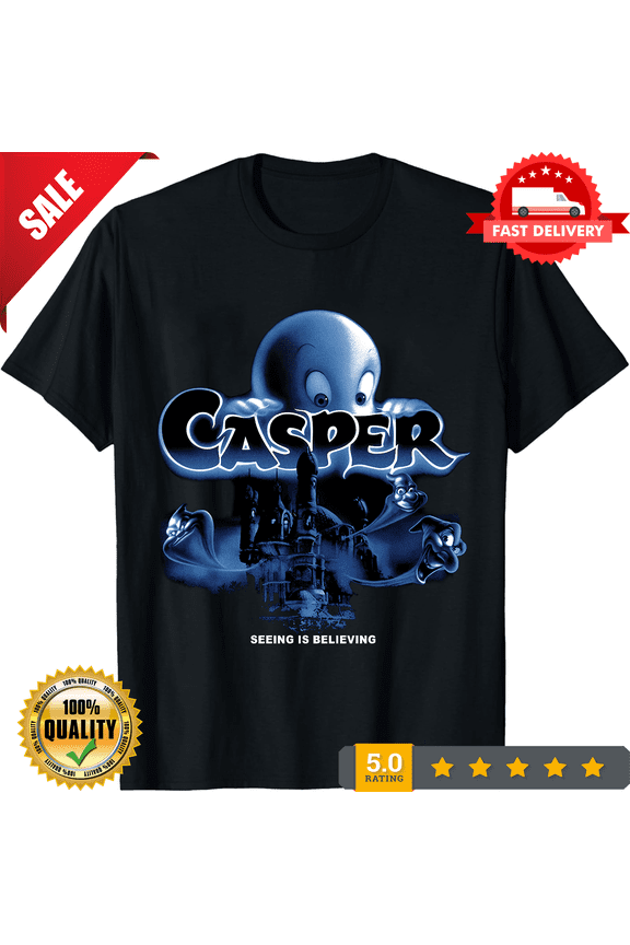 1995 Casper Vintage Movie Cover T Shirt Gift for fan S-5XL, NEW INSTOCK-TH68947