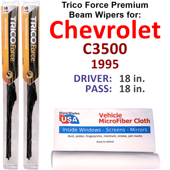 1995 Chevrolet C3500 Performance Beam Wipers (Set of 2)