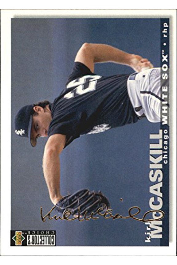 1995 Collector's Choice Gold Signature #496 Kirk McCaskill MLB Baseball Trading Card