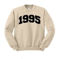 thumbnail image 1 of 1995 College Style Sweatshirt Unisex Large Sand, 1 of 5