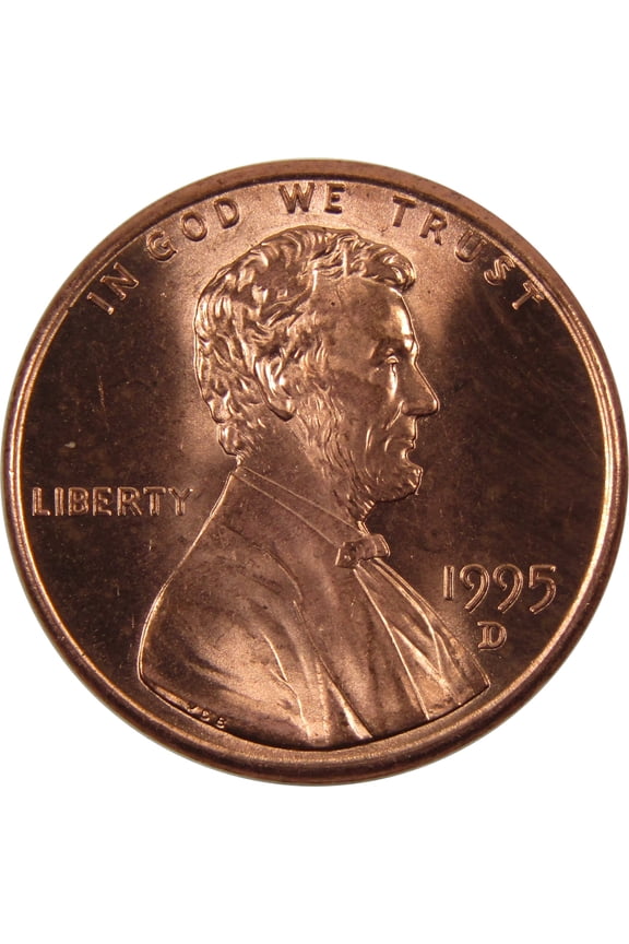 1995 D Lincoln Memorial Cent BU Uncirculated Penny 1c Coin