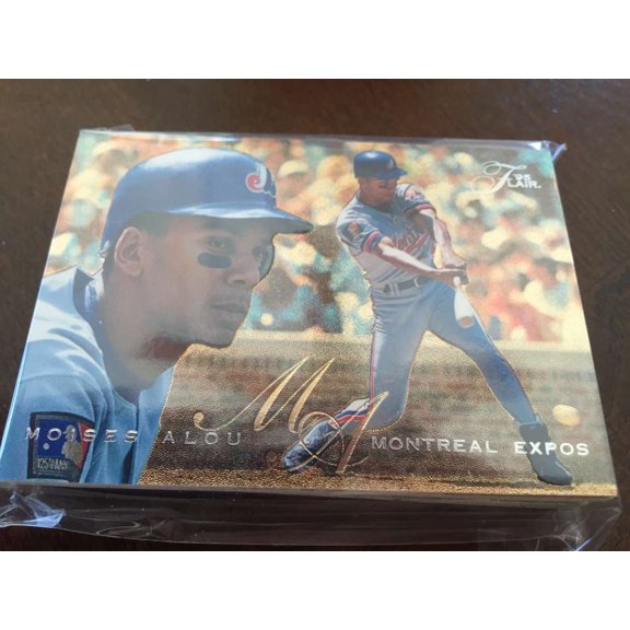 1995 Flair Series 1 and 2 Montreal Expos Team Set 17 Cards Moises Alou
