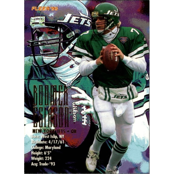 1995 Fleer New York Jets Team Set 13 Cards