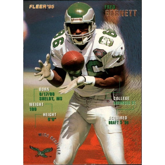 1995 Fleer Philadelphia Eagles Team Set 12 Cards