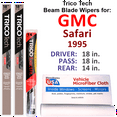 thumbnail image 1 of 1995 GMC Safari Beam Blade Wipers (Set of 3) w/Rear Wiper, 1 of 3