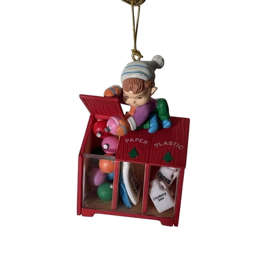 1995 Get In The Spirit...Recycle (Protect the Earth Series) Enesco Christmas Tree Ornament 132918