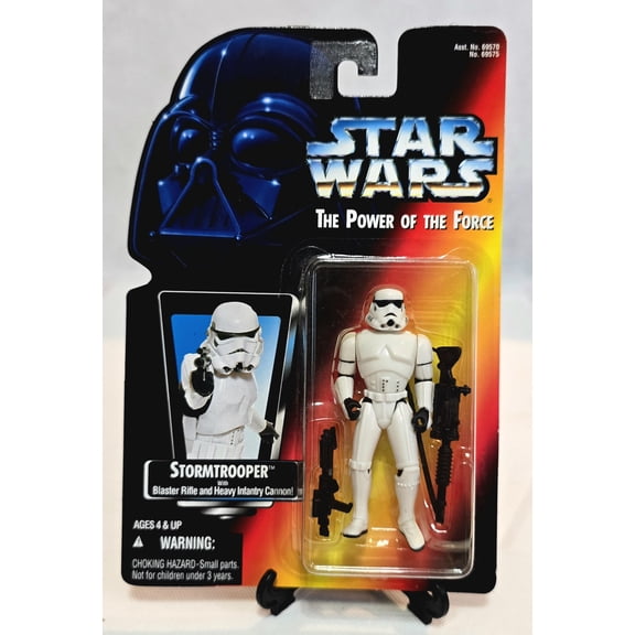 1995 Star Wars Stormtrooper with Blaster Rifle and Heavy Infantry Cannon