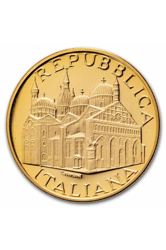 1995 Italy Proof Gold 50,000 Lire Saint Anthony of Padova