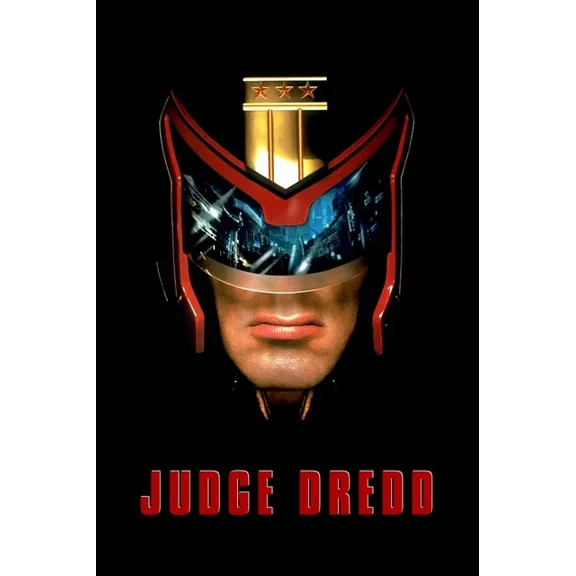 1995 Judge Dredd Movie Poster Sylvester Stallone Diane Lane Assante UNFRAMED PAPER POSTER