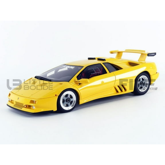 1995 Lamborghini Diablo Jota Corsa Yellow "Tamura" 1/18 Model Car by GT Spirit