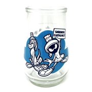 1995 Marvin Martian & K-9 Dog Surrender Earthlings #6 Jelly Jar Juice Glass - 6 oz.