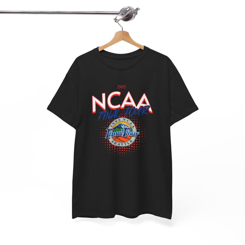 1995 NCAA Basketball Final Four Vintage Tee Retro Graphic Shirt